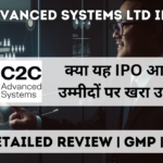 c2c advanced systems ltd ipo gmp detailed review in hindi